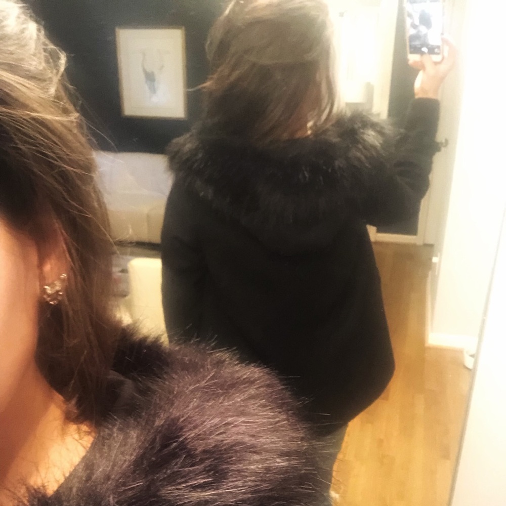 Zara Wool Hooded Jacket - Picture 8 of 8